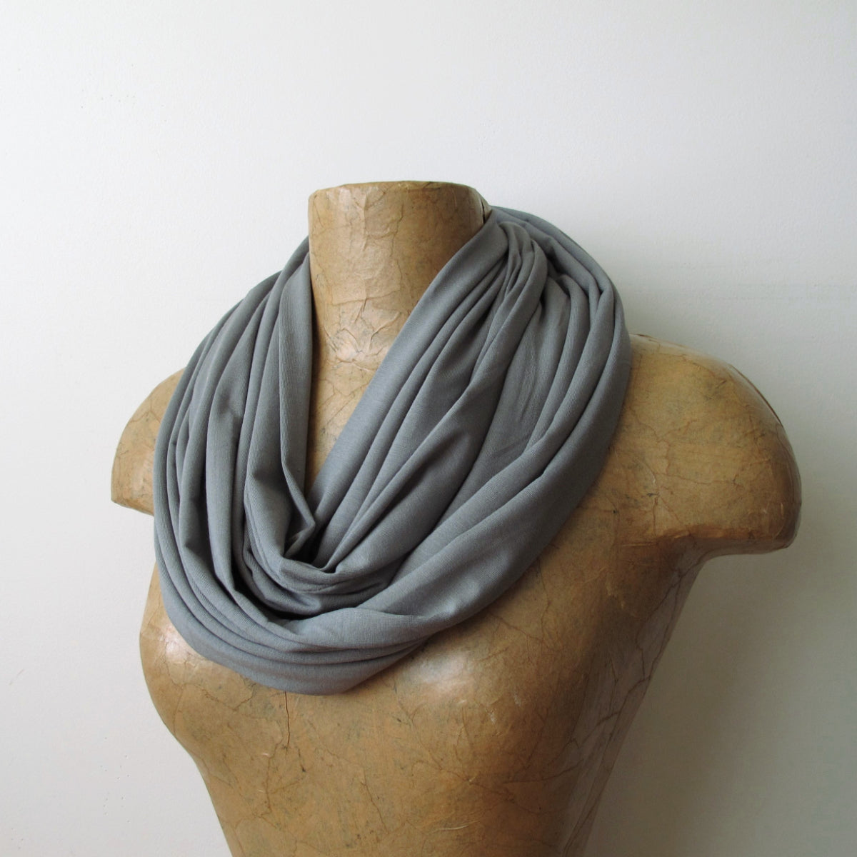 dusty olive green tube scarf by ecoshag
