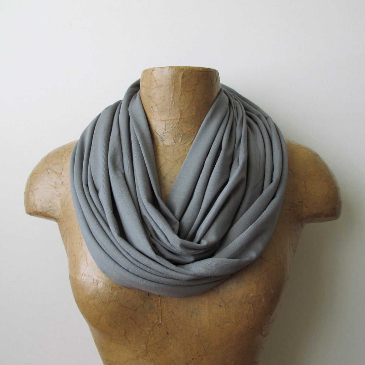 dusty olive green infinity scarf by ecoshag