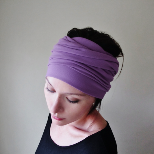LAVENDER PURPLE Head Scarf