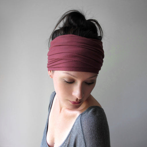marsala headscarf ecoshag