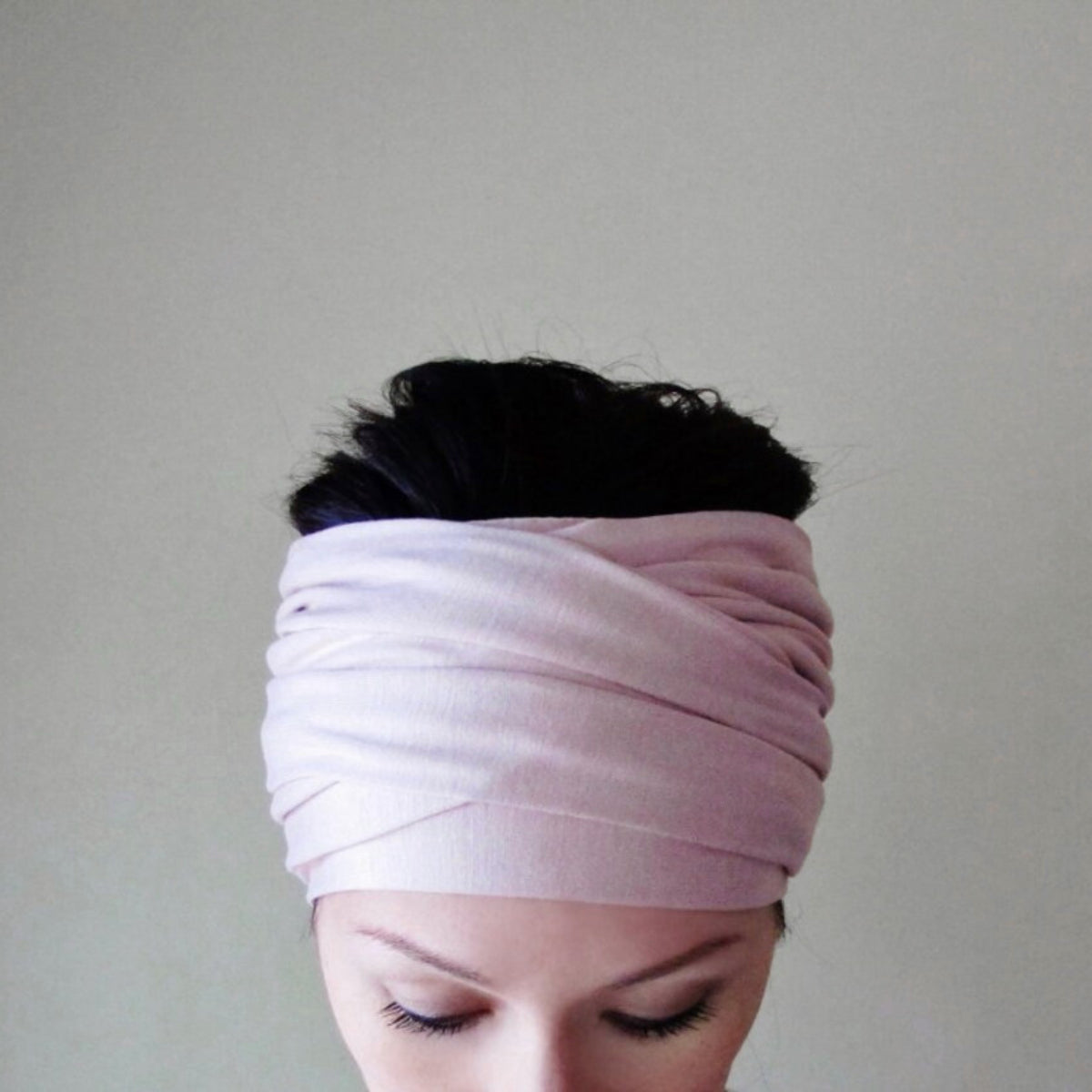 ballet slipper pink ecoshag head scarf