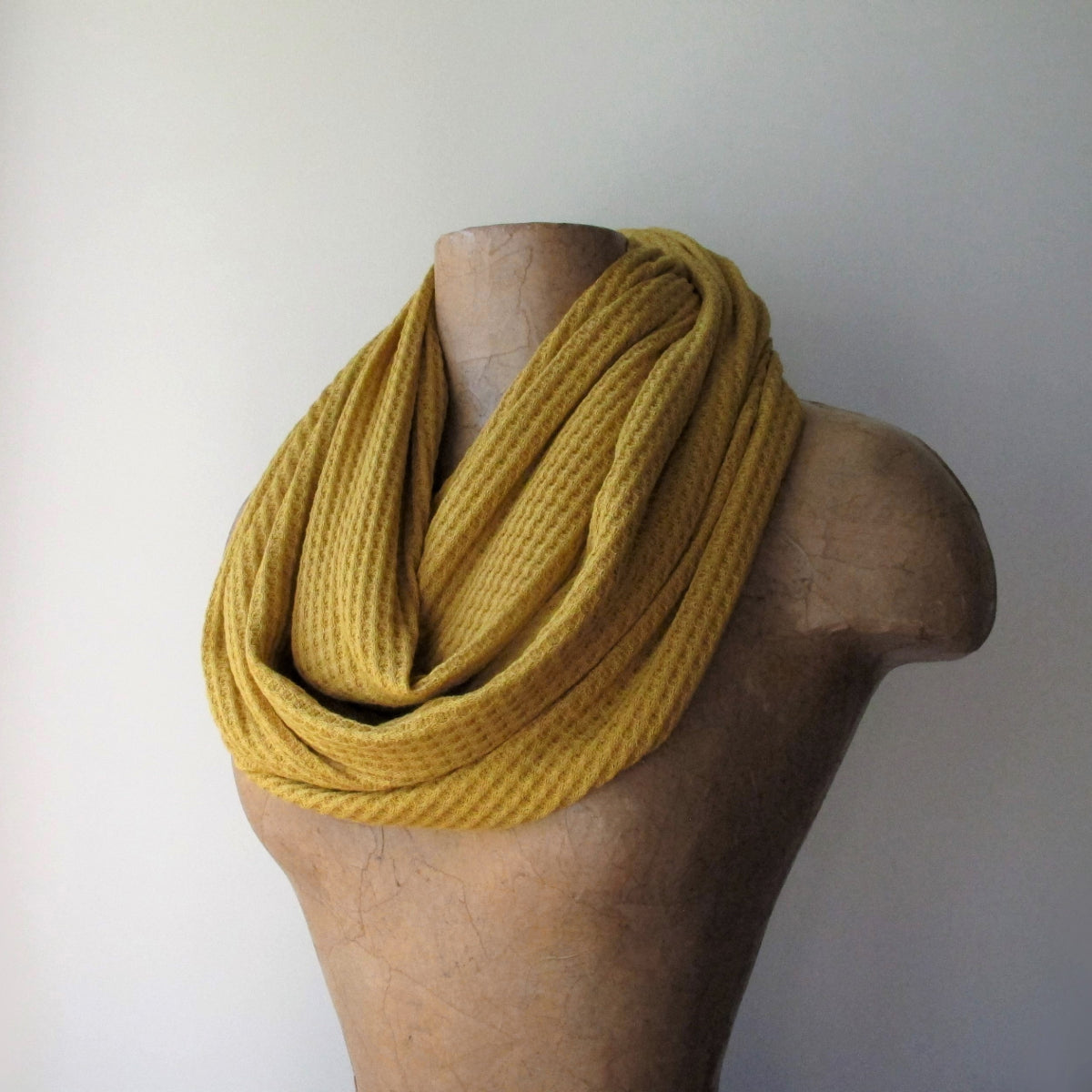ecoshag mustard yellow scarf