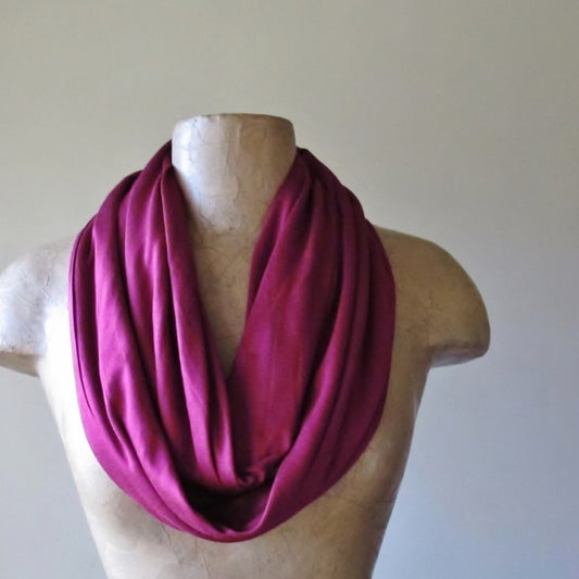 magenta infinity scarf