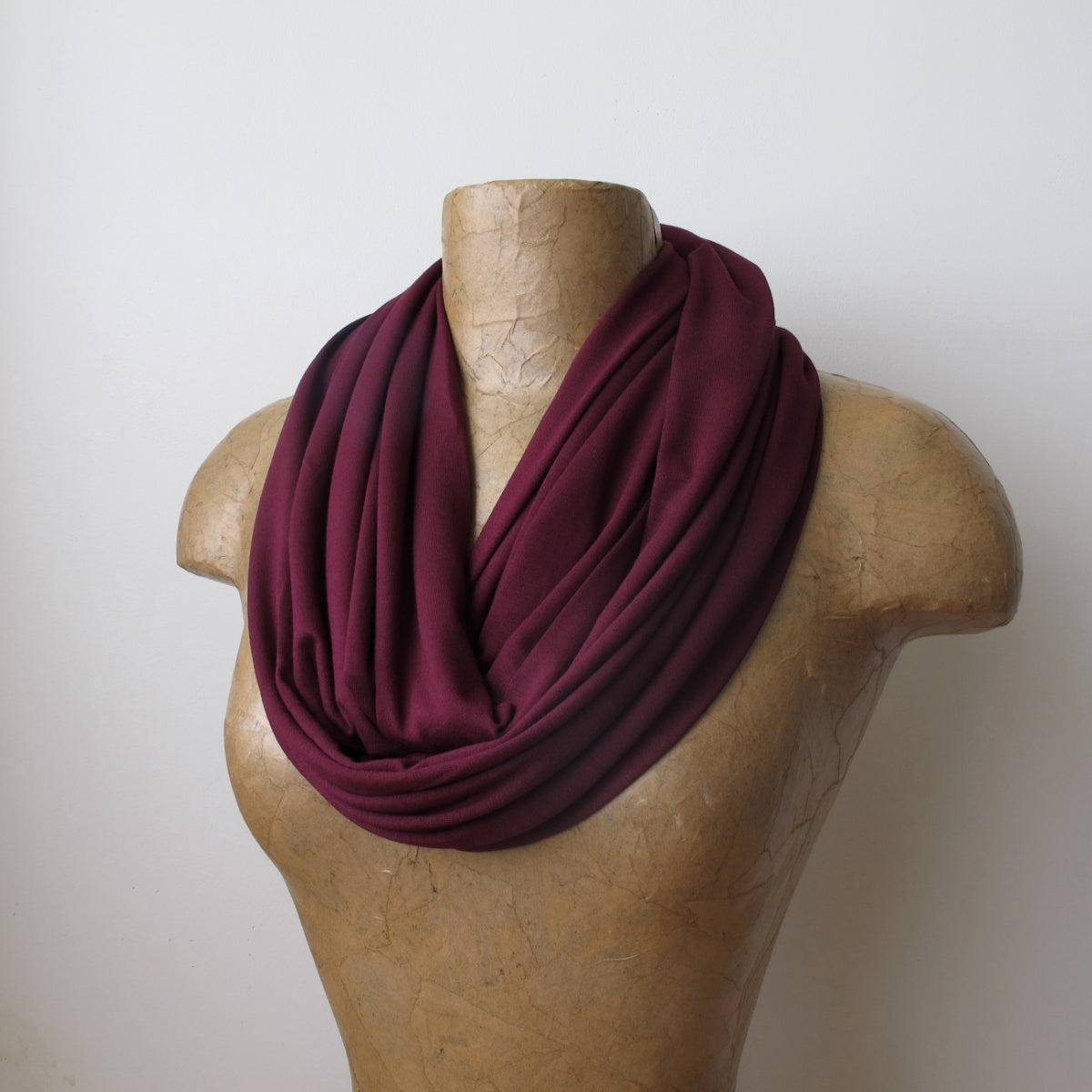 maroon scarf