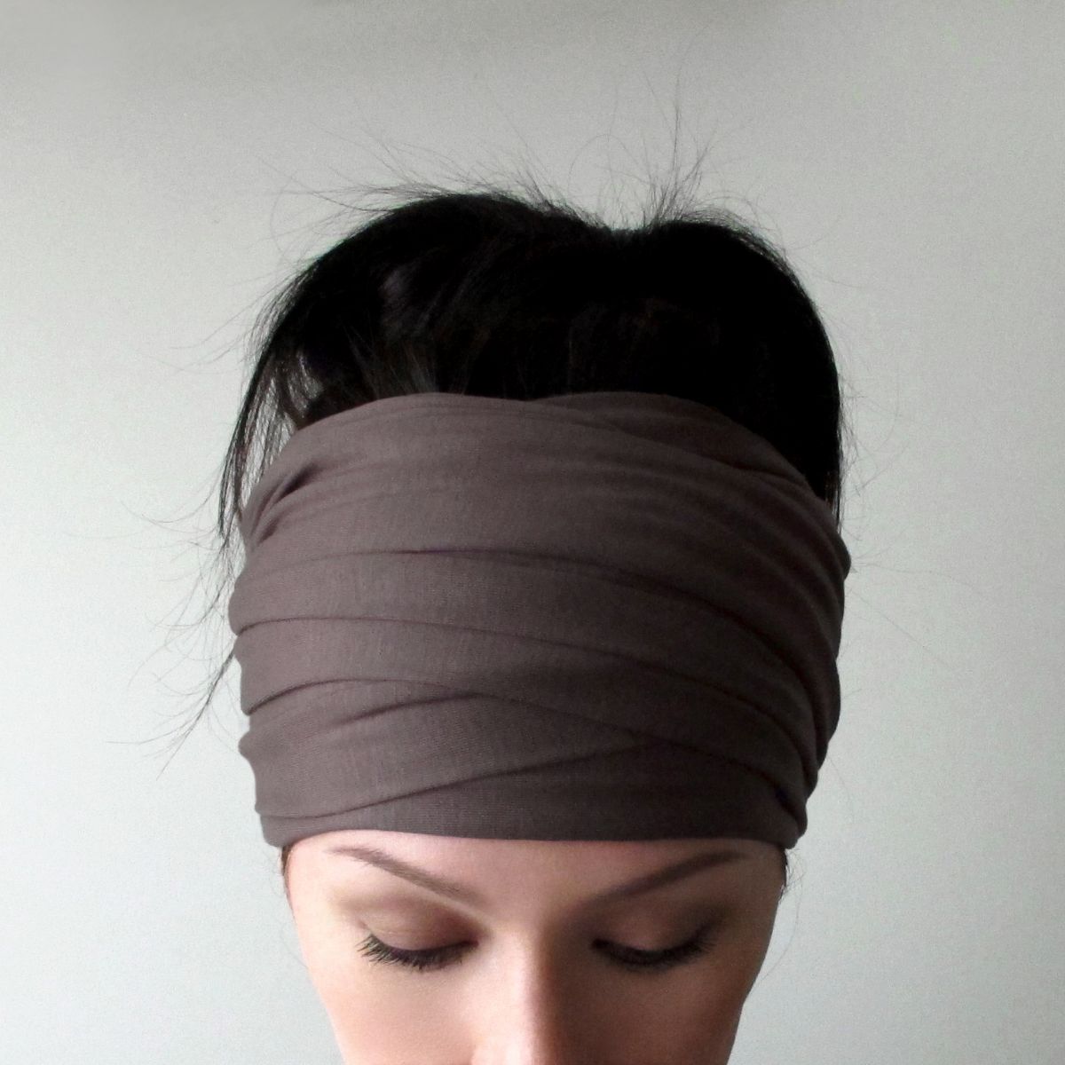 mushroom brown ecoshag head scarf