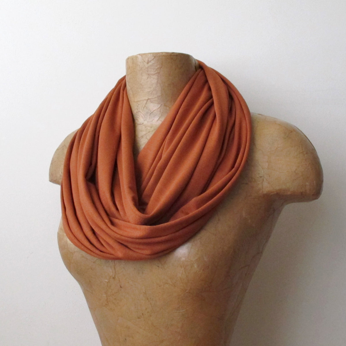 burnt orange scarf by ecoshag