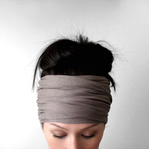mink brown head scarf ecoshag