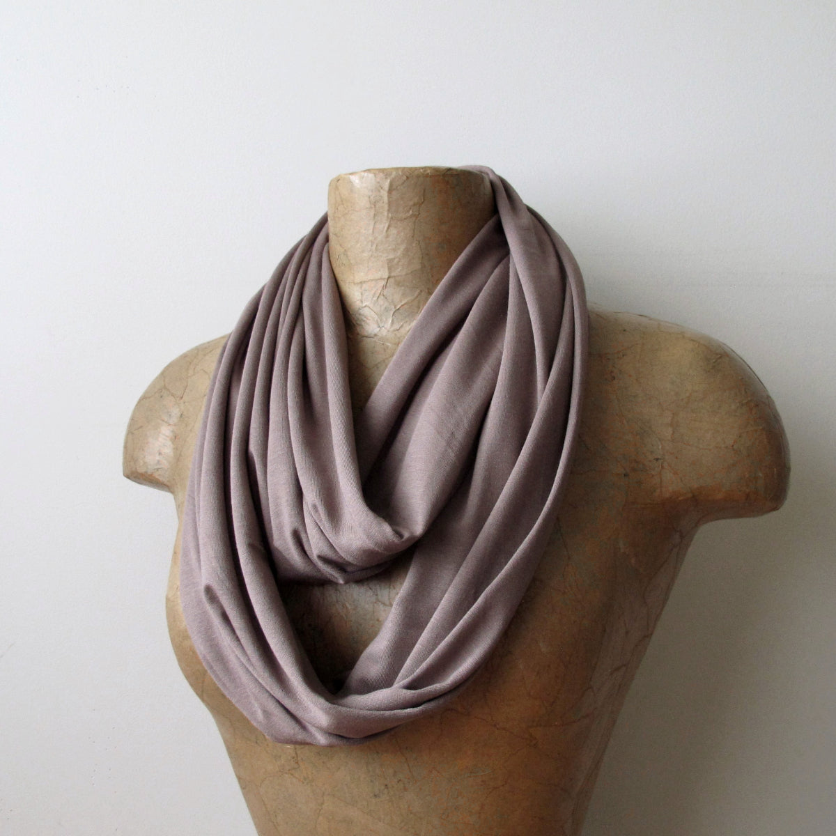 mink brown tube scarf by ecoshag