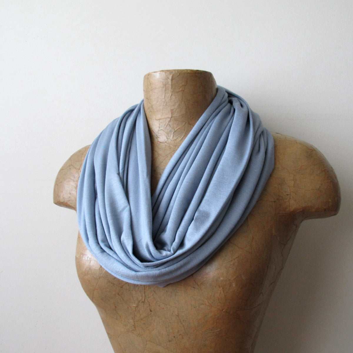 steel blue loop scarf by ecoshag