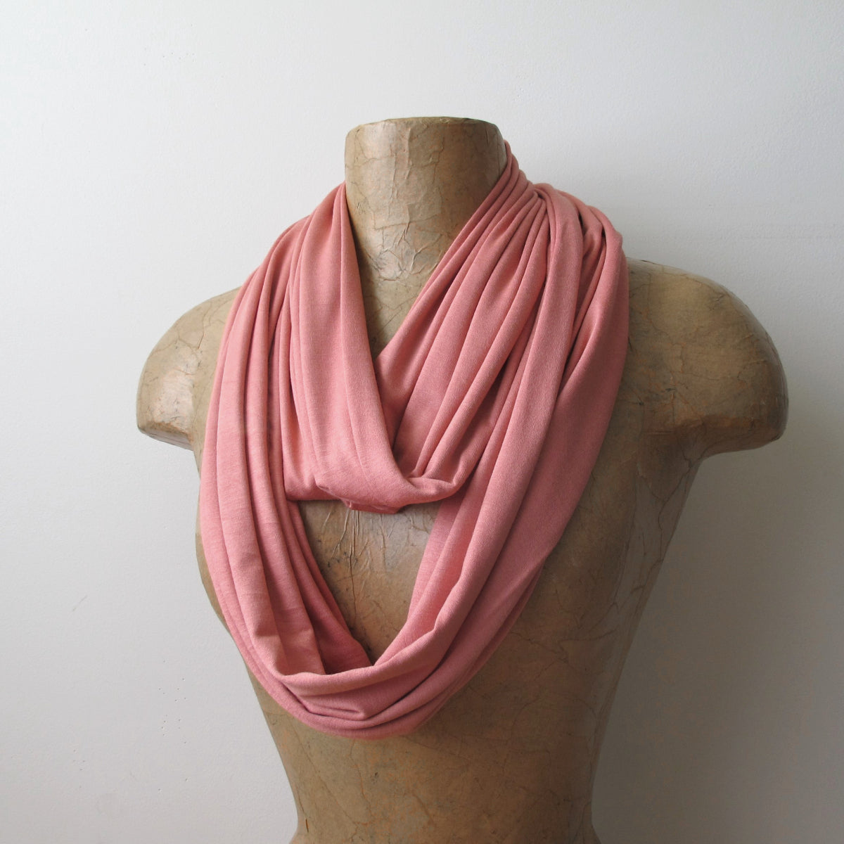 sweet peach tube scarf by ecoshag
