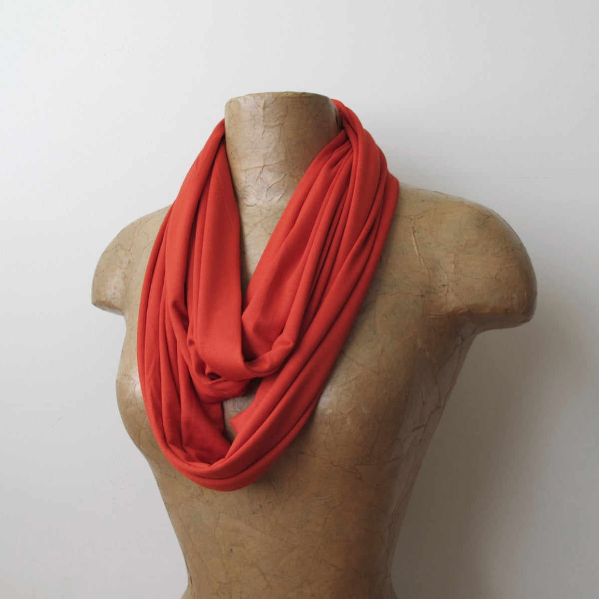 vermillion loop scarf by ecoshag