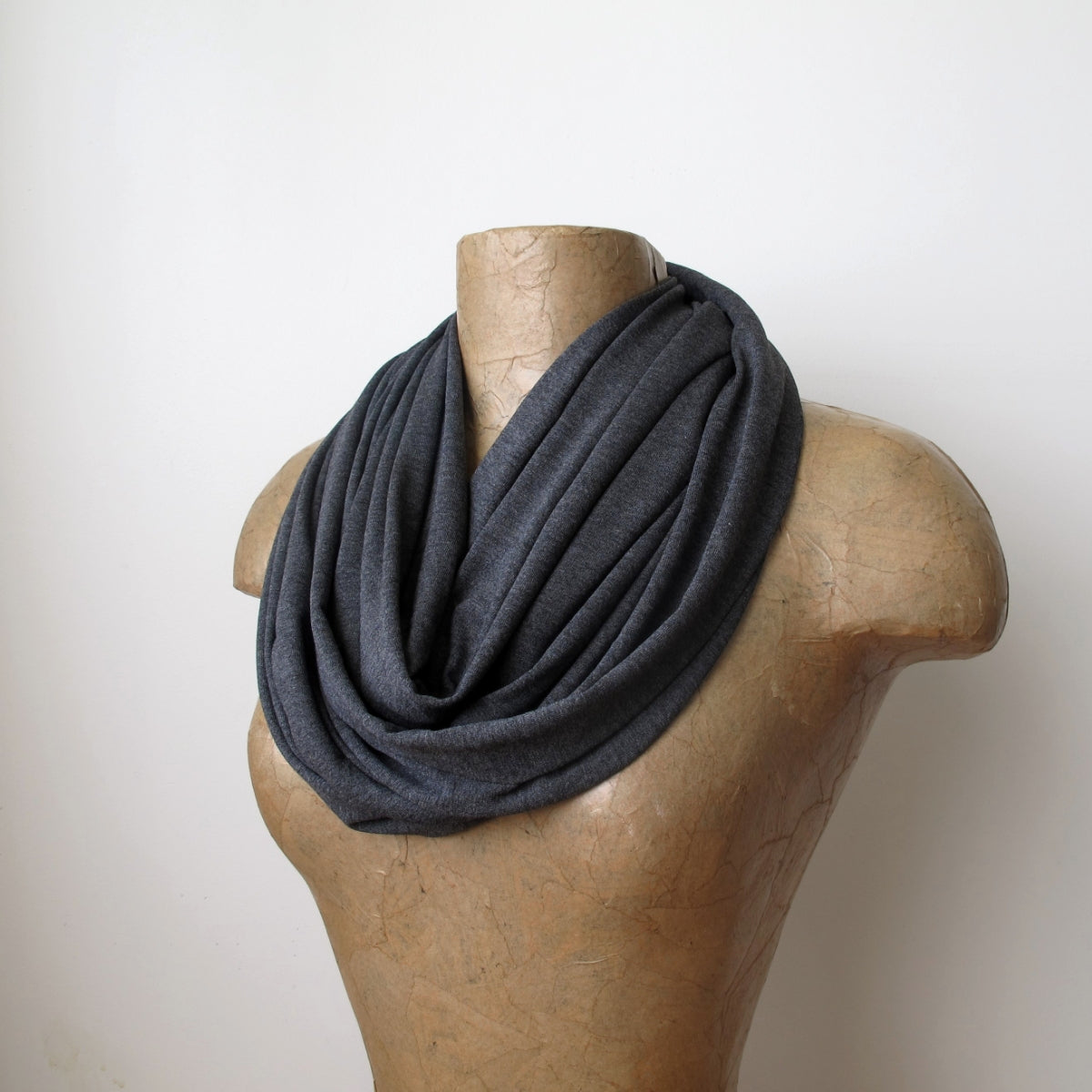 CHARCOAL GRAY Infinity Scarf