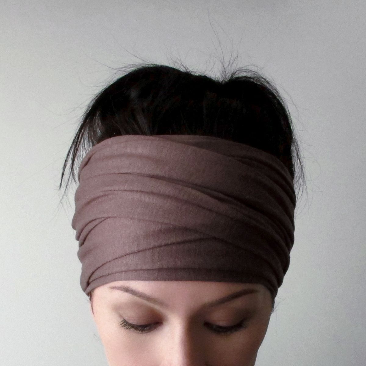 warm brown ecoshag head scarf