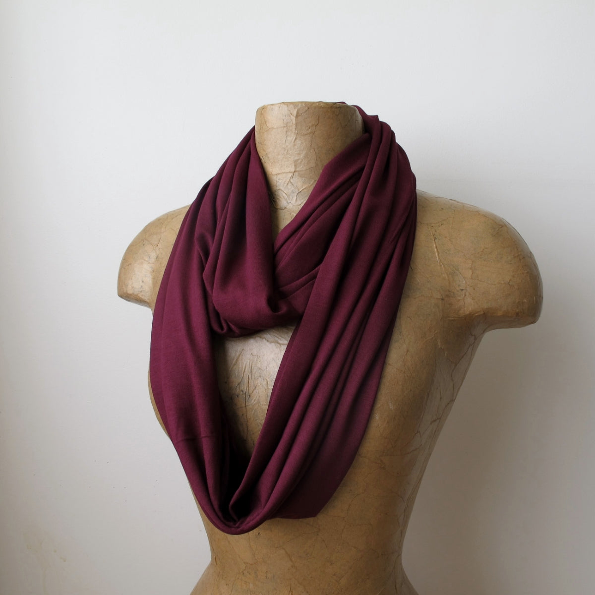 maroon scarf ecoshag