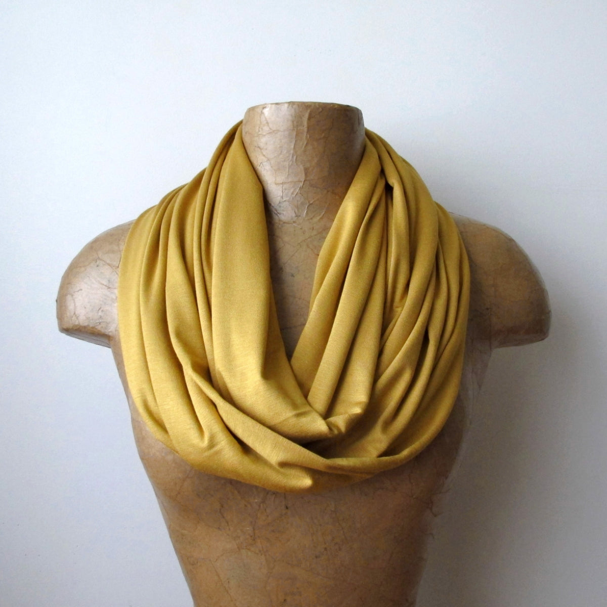 mustard yellow ecoshag scarf