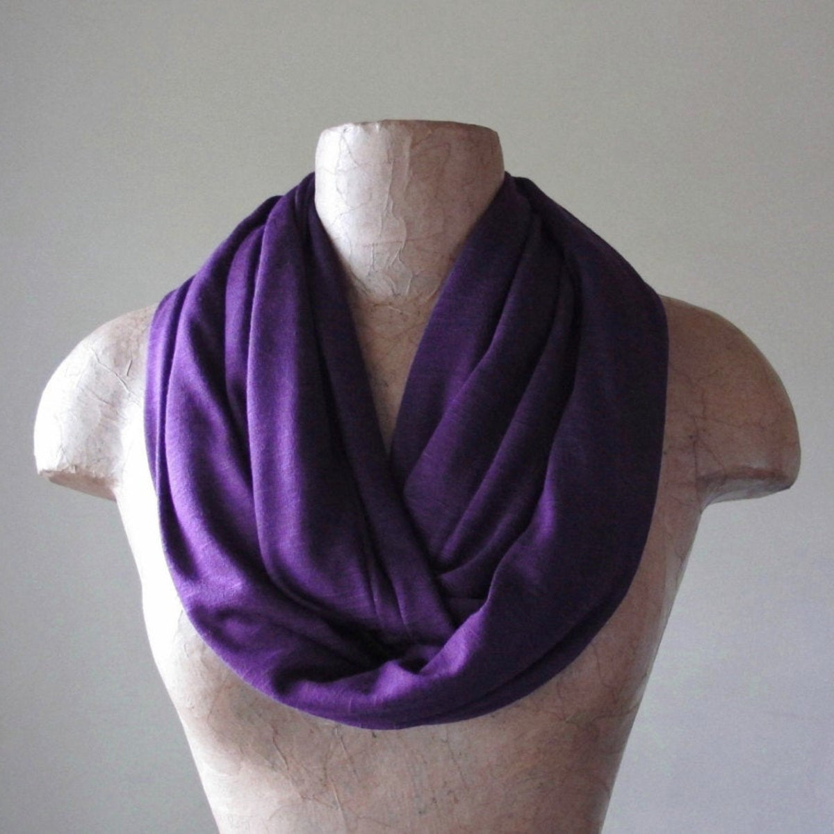 eggplant scarf