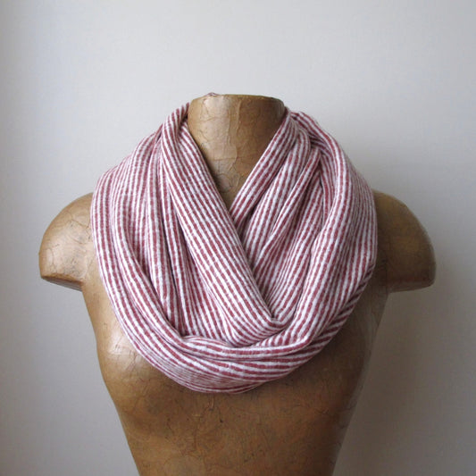 striped fleece ecoshag scarf