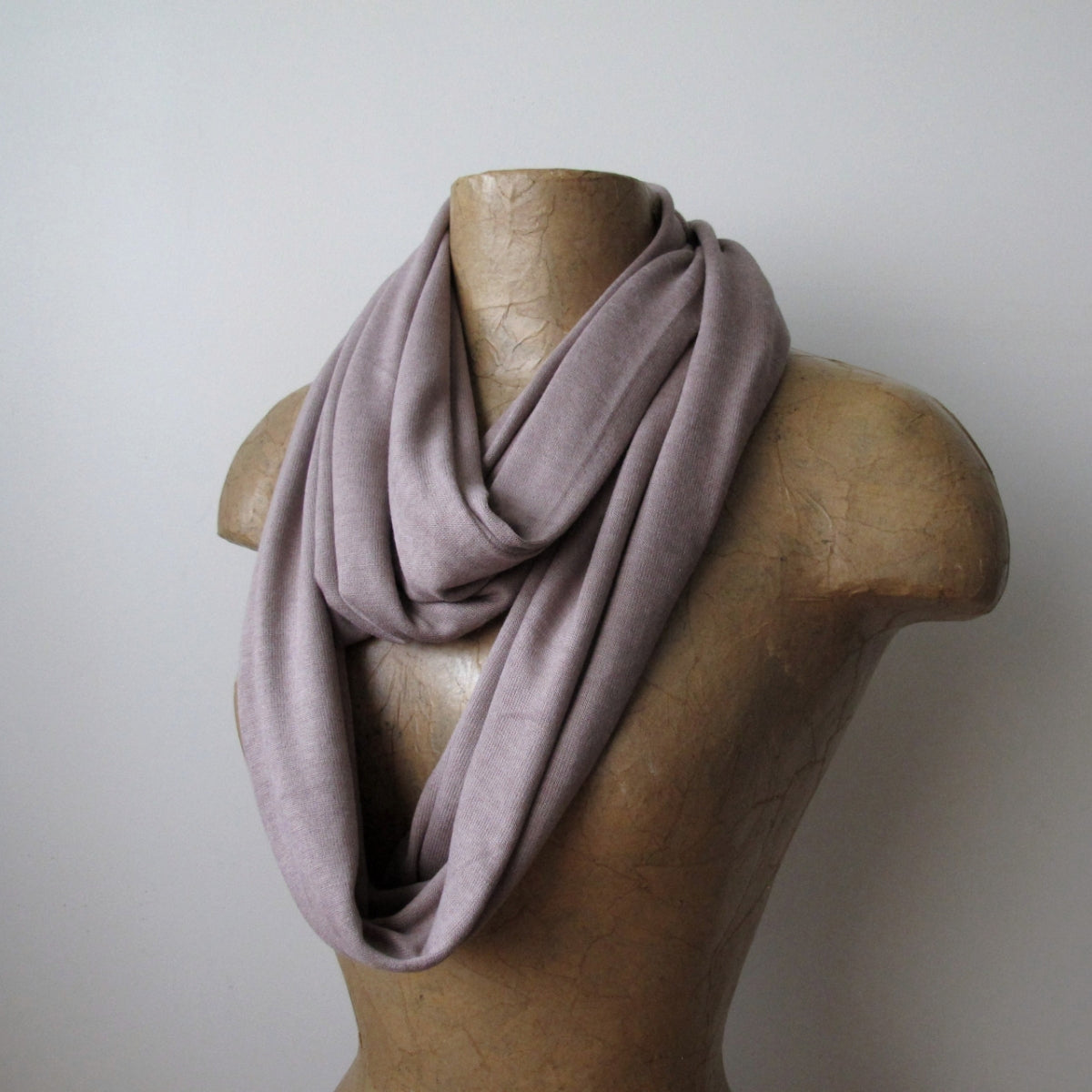 taupe infinity scarf