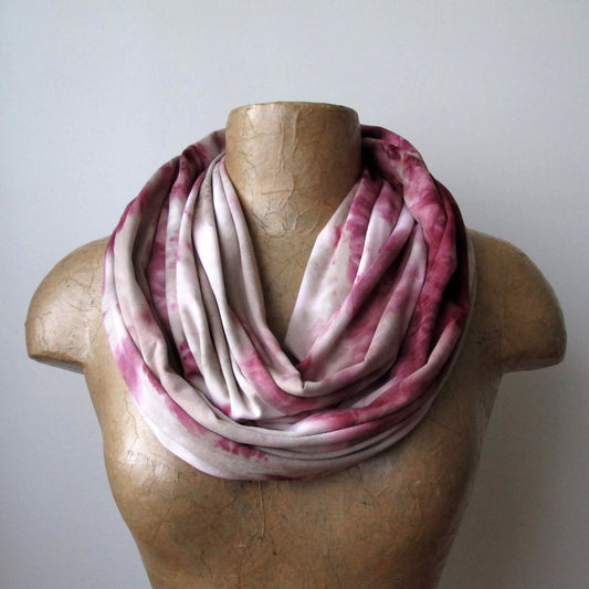 wine tie dye ecoshag scarf